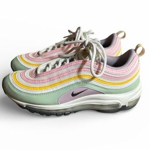 NWOT Nike Air Max 97 Athletic Shoes Sneakers Pastel Multicolor Women's 8.5 8-1/2